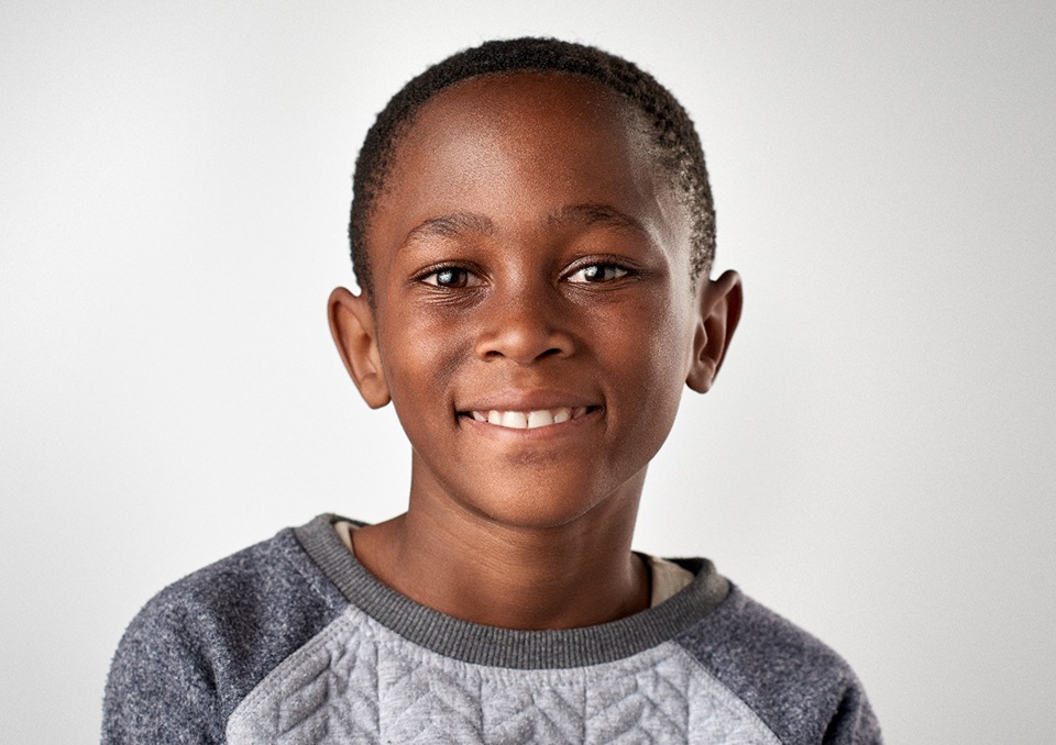 Boy after seeing family dentist in Richardson