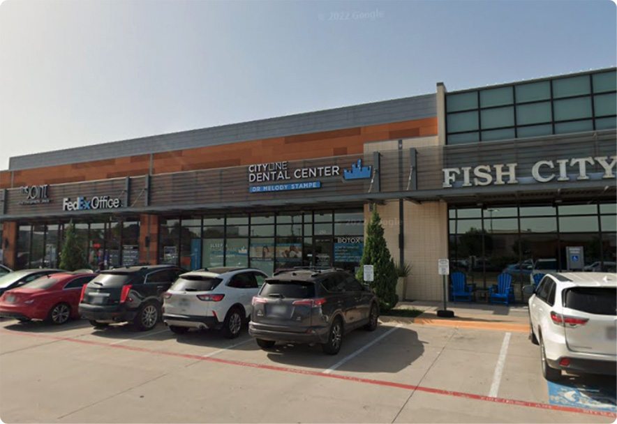 Outside of CityLine Dental Center office in Richardson