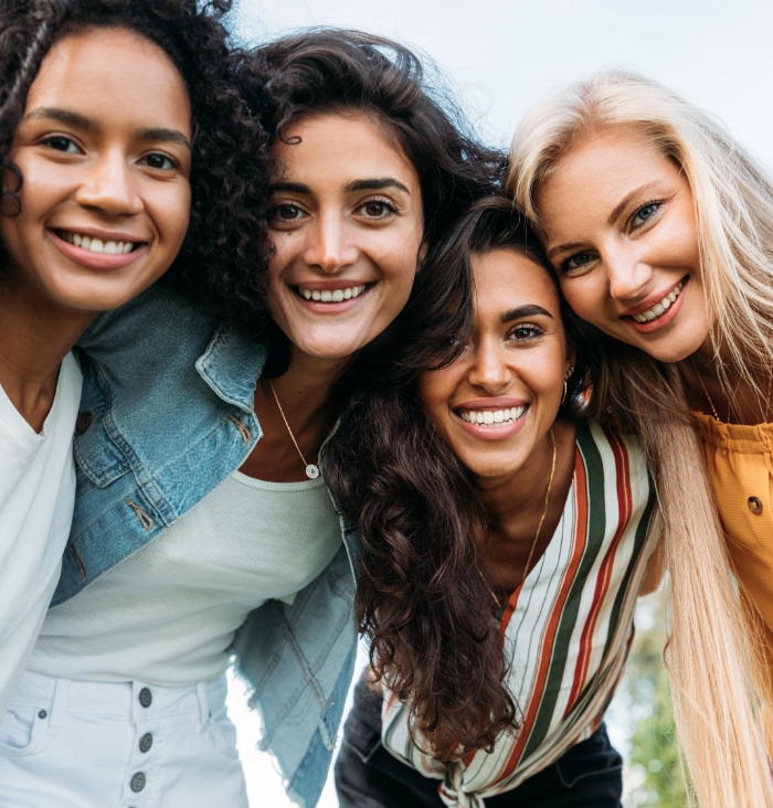 smiling group of people